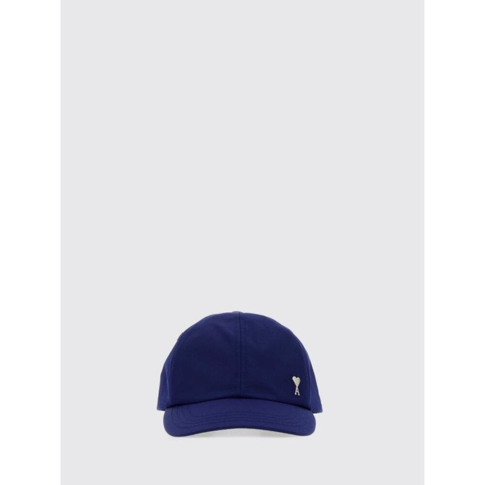 Ami Paris Women Ami Paris Contrast Logo Cotton Blend Baseball Cap